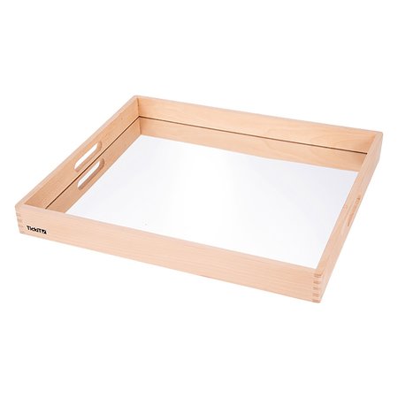 TICKIT Wooden Mirror Tray 73466